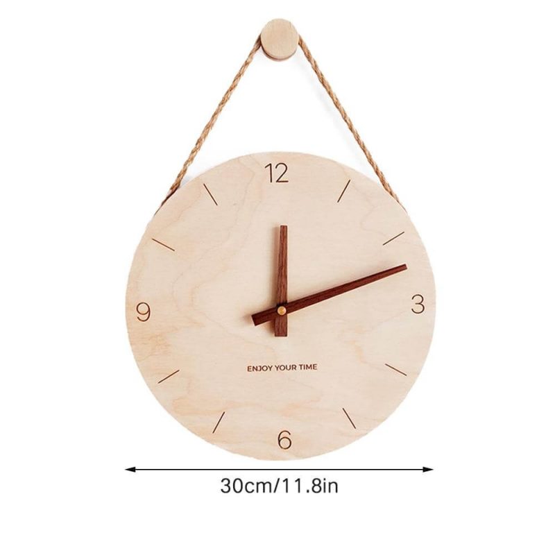 horloge murale scandinave style design diametre 30cm