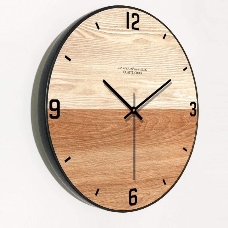 horloge scandinave salon